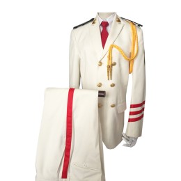 製造男裝護旗手服套裝  時尚設計步操儀仗隊袖口升旗手服  升旗手服供應商 SKFRS012 製造男裝護旗手服套裝  時尚設計步操儀仗隊袖口升旗手服  升旗手服供應商 SKFRS012